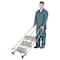 Vestil 51.9375 H 202 Stainless Steel Stainless Steel Folding Ladder W/Wheels, 3 Steps FLAD-3-SS - alternate 2